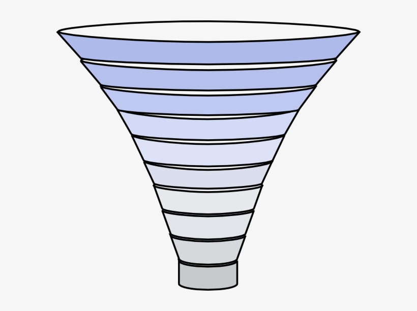 Funnel Tier Blue Filter Svg Clip Arts 600 X 532 Px, transparent png download