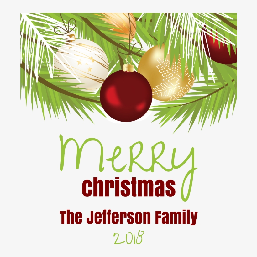 Ornament In Tree - Eat, Drink, Be Merry Kitchen Modern Typography Black, transparent png download