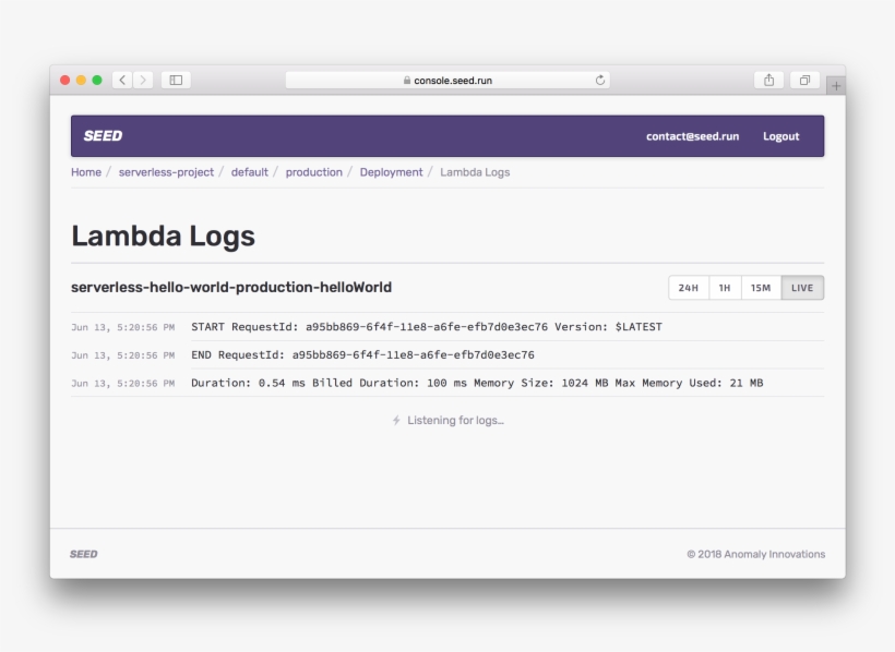 Lambda Logs Live - Software Deployment, transparent png download