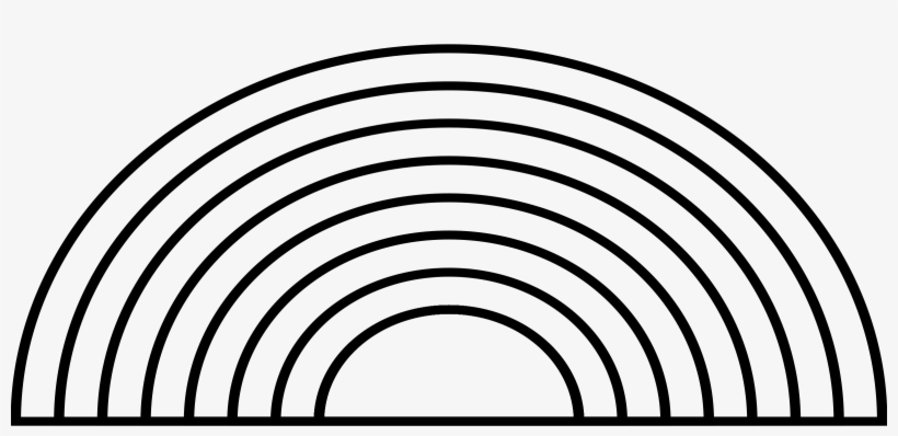 This Free Icons Png Design Of Arco Iris For Coloring, transparent png download