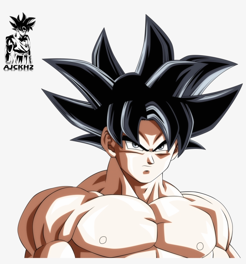 Goku Ultra Instinct Shirtless By Ajckh2-dbyf95v - Goku Ultra Instinct Hair, transparent png download