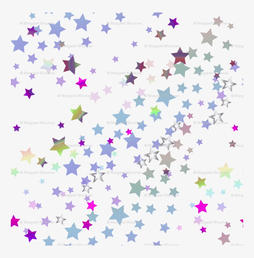 Magic Stars, Stardust Fabric - Design, transparent png download