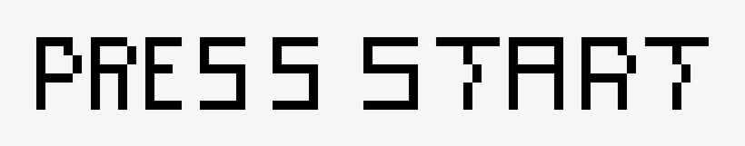 Press Start Direct Image Link - Pixel Art, transparent png download