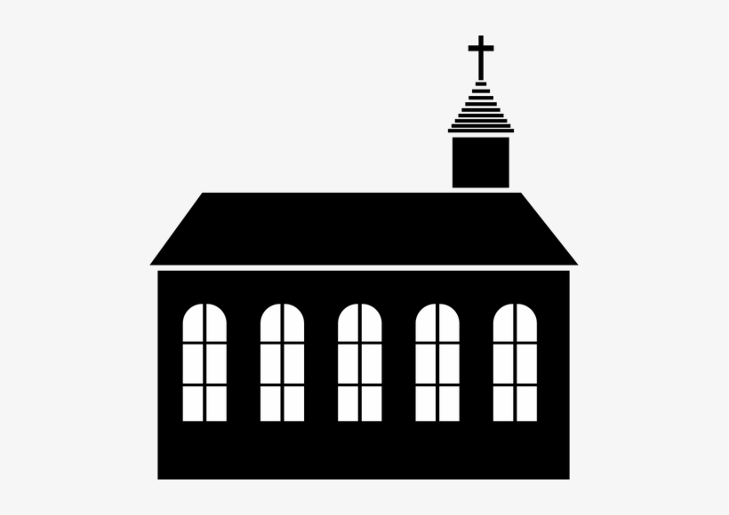 Church - - Black Church Drawing, transparent png download