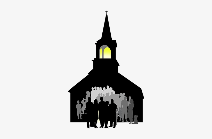 Church Wide - Silhouette, transparent png download