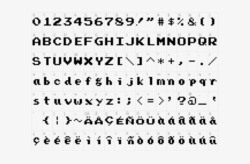 Games Press Start Example Press Start Character Map - Assamese Language, transparent png download