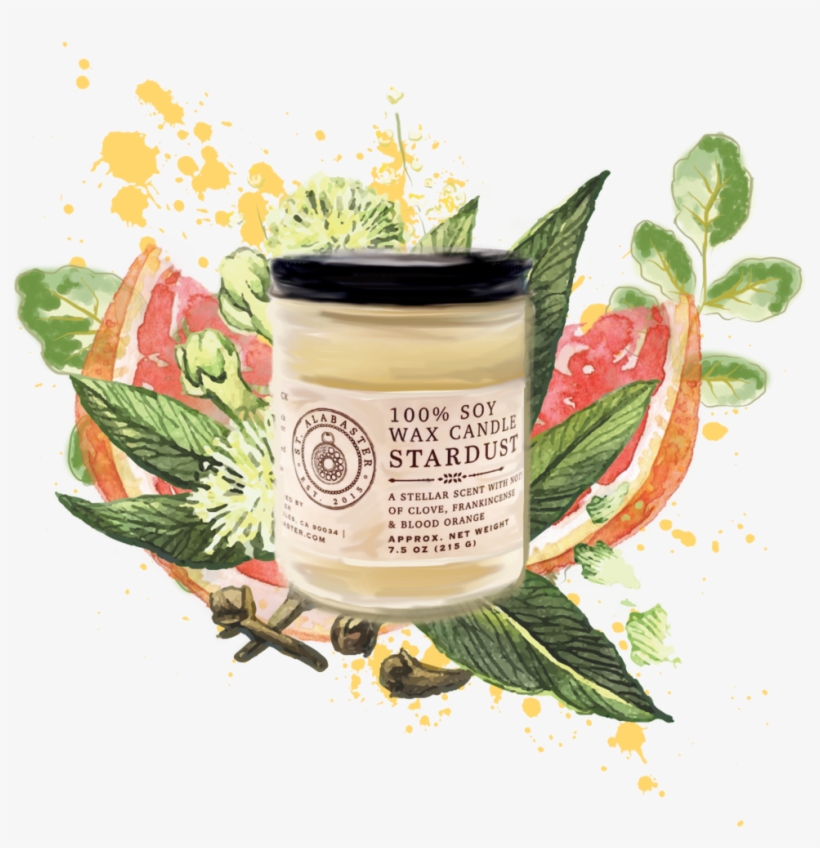 Stardust Soy Wax Candle, transparent png download