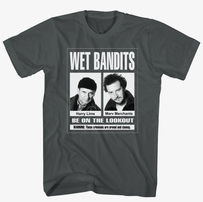 Wet Bandits Home Alone Shirt - Wet Bandits T Shirt, transparent png download