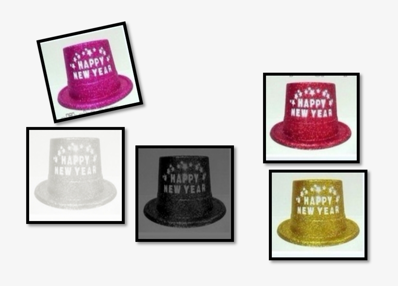Partyhunterz Indias - Happy New Year Headband With Mini Pointed Hat, transparent png download