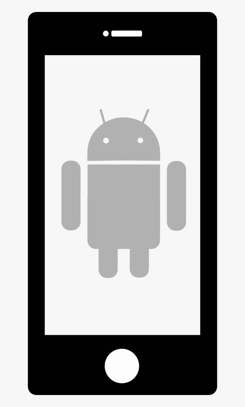 B2ap3 Thumbnail Gadget-856931 1280 - Android Logo With Phone, transparent png download