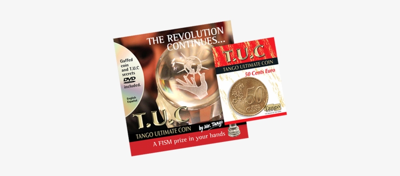 Tango Ultimate Coin W/dvd 50 Cent Euro By Tango Magic - Tuc Tango, transparent png download