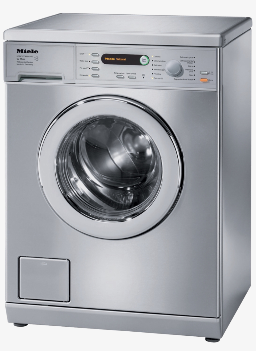 Image Freeuse Washing Machine Png Images - Miele Stainless Steel Washing Machine, transparent png download