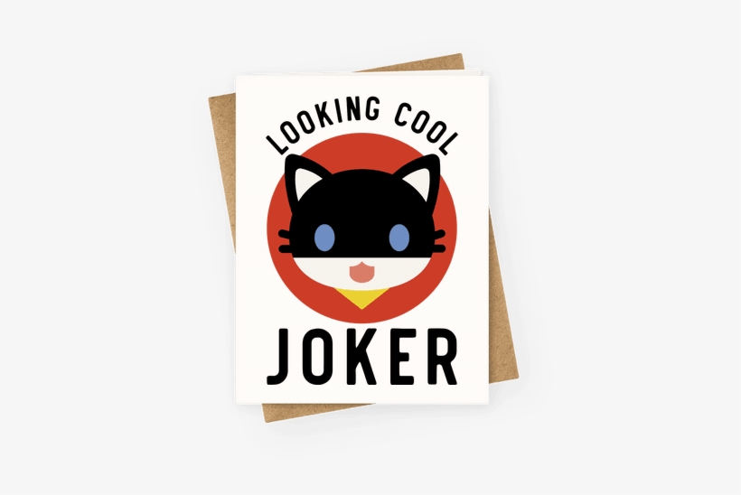 Looking Cool Joker Greeting Card - Looking Cool Joker, transparent png download