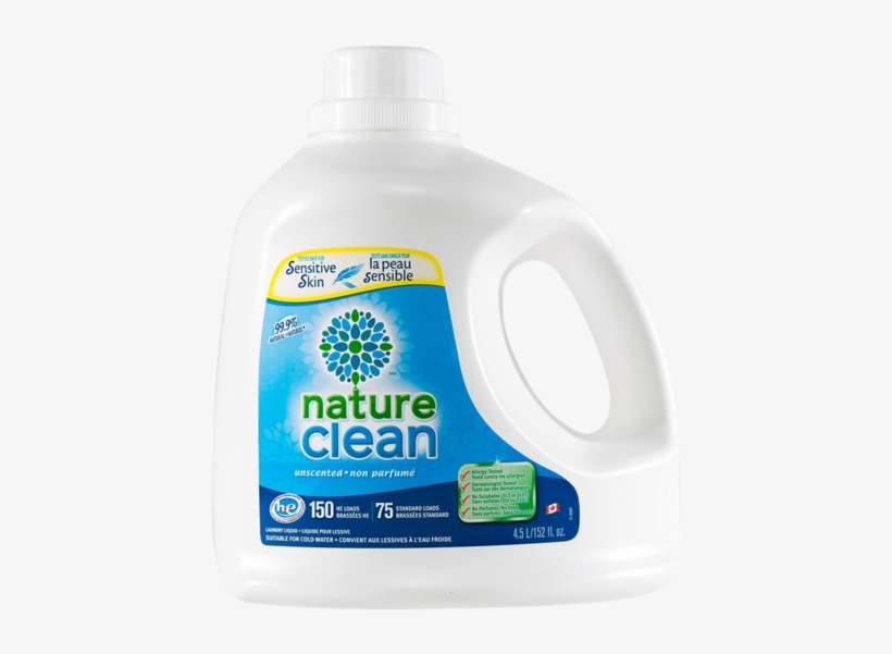 Nature Clean Laundry Liquid, Unscented, transparent png download