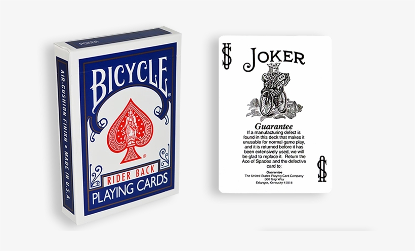 Blue One Way Forcing Deck - Bicycle Playing Cards, transparent png download