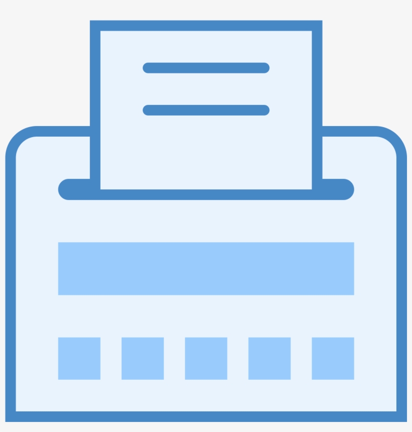 The Image Depicts A Paper Receipt Emerging From An - Majorelle Blue, transparent png download