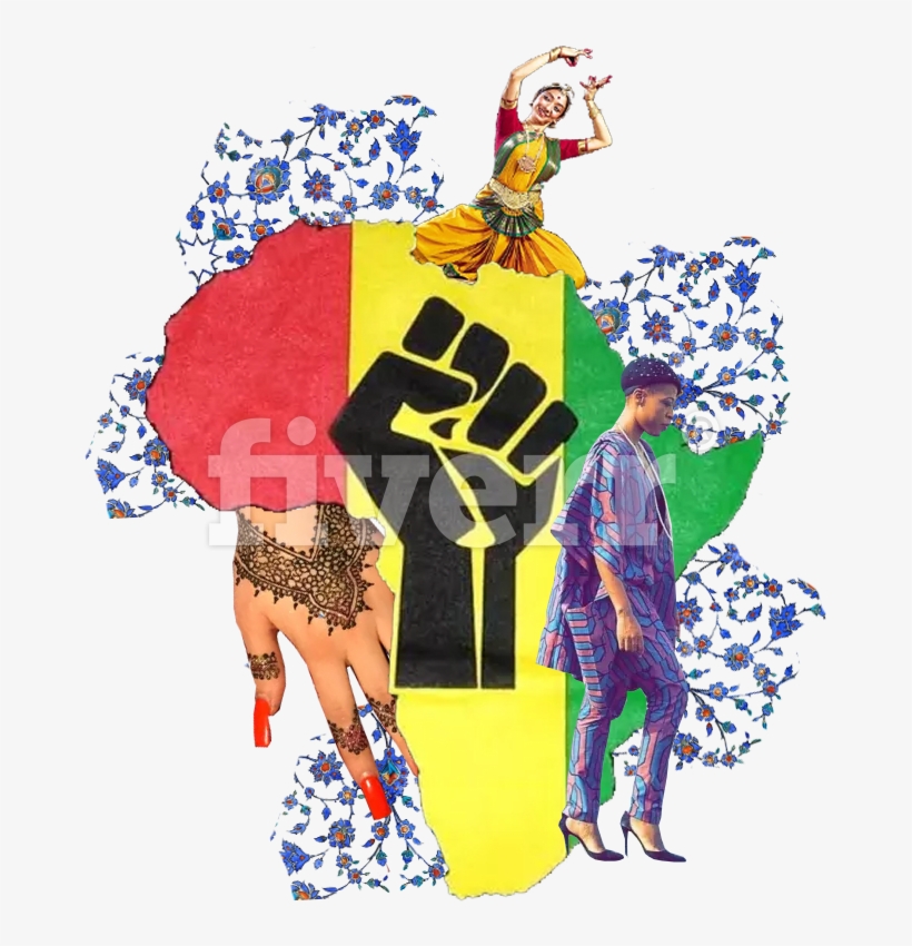 Pan Africa Square Car Magnet 3" X 3", transparent png download