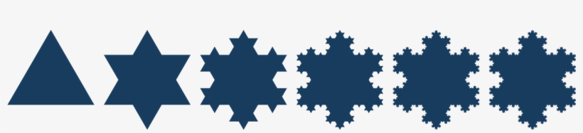 Drawing Snowflake Vector - Koch Snowflake, transparent png download