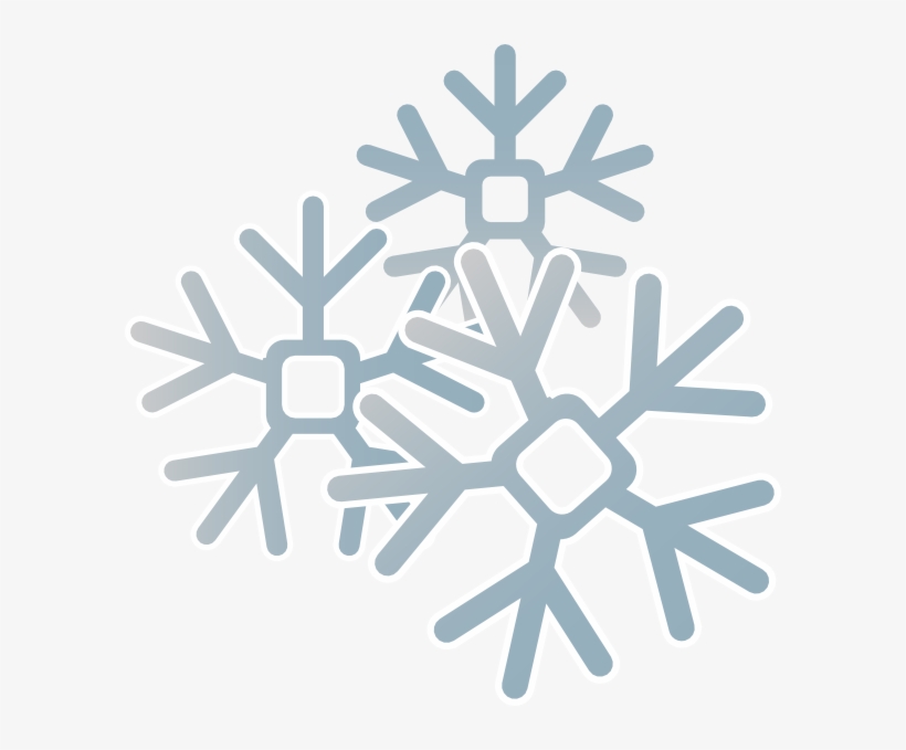 White Snowflakes Vector Png Download - Snowflakes Cartoon, transparent png download