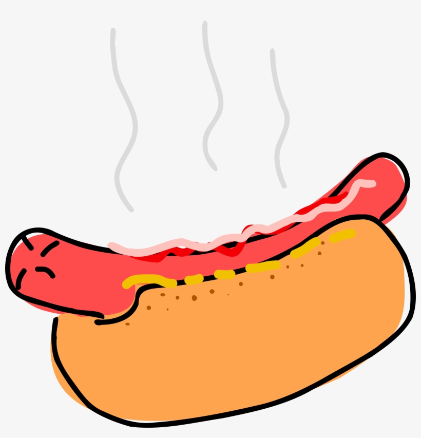 Clipart - Hot Dog - Hot Dog Cart Novelty Sign | Indoor/outdoor | Funny, transparent png download