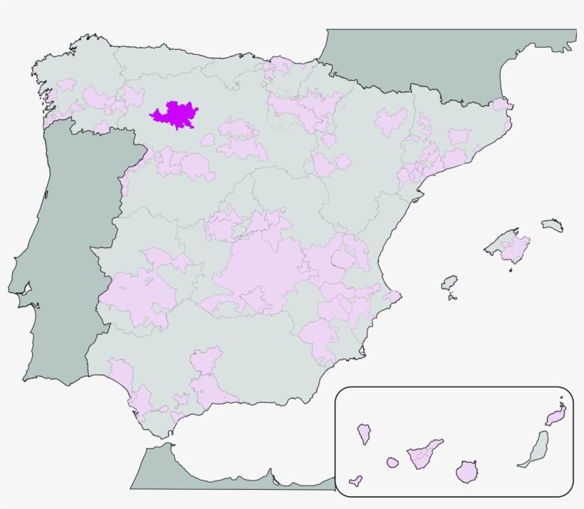 800px-do Bierzo Location - Region Ribera Del Duero, transparent png download