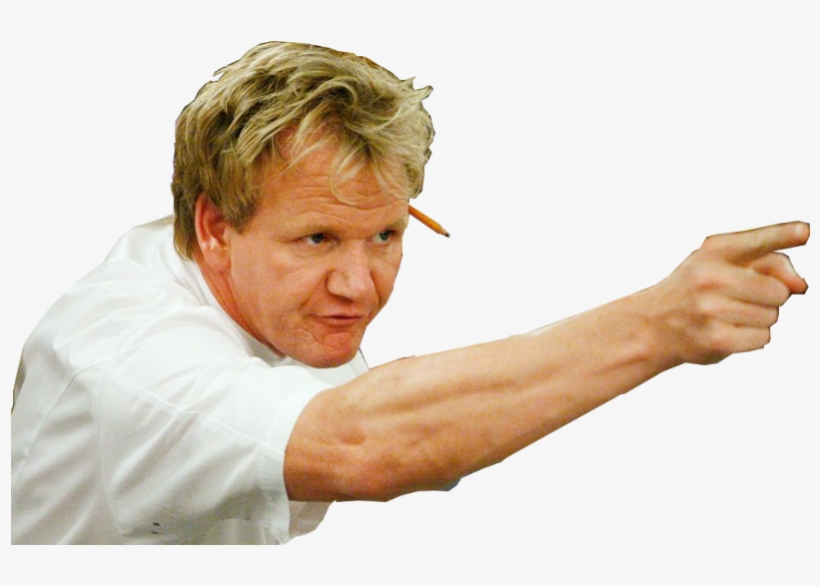 Lien Direct, 2017/43/4/1509043064 Ramsay Doigt - Gordon Ramsay Mark Lee, transparent png download