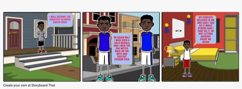 Usain Bolt - Cartoon, transparent png download