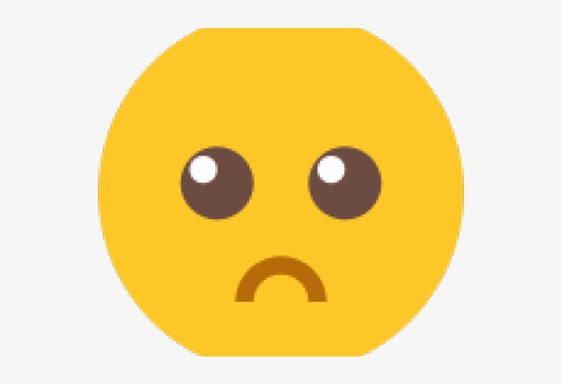 Sad Smiley Png - Unhappy Png, transparent png download