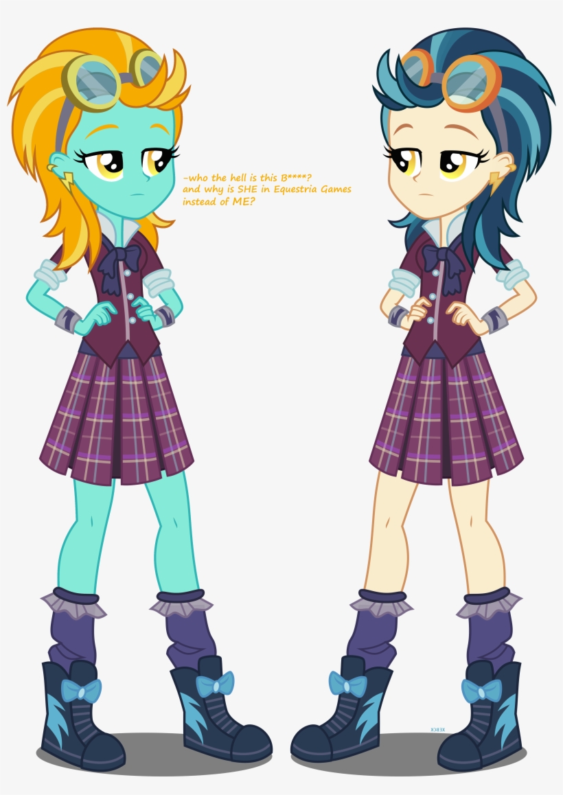 -who The Hell Is This B**** And Why Is She In - Mlp Eg Crimson And Indigo, transparent png download