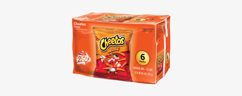 Cheetos® Crunchy Cheese Flavored Snacks - 6 Pack Of Cheetos, transparent png download