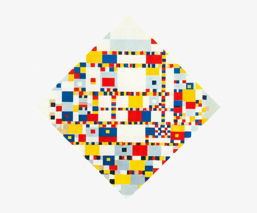 Mondrian's Evolution - Victory Boogie Woogie 1944, transparent png download