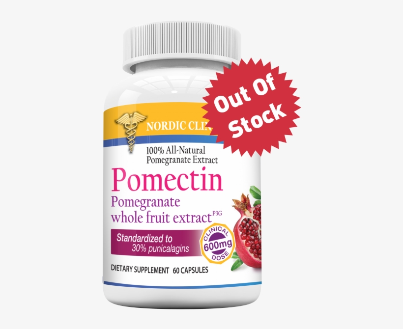 Pomectin-out Of Stock - Nordic Clinical's Pomectin Pomegranate Whole Fruit, transparent png download