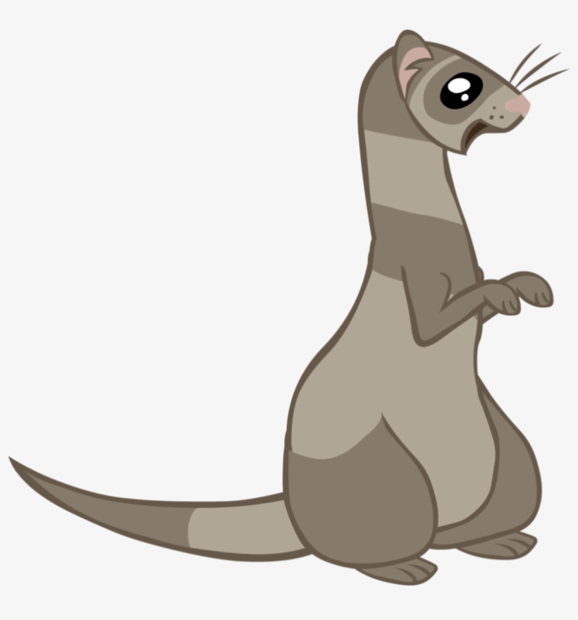Mlp Ferret Vectorized By Png Freeuse Library - My Little Pony Ferret, transparent png download