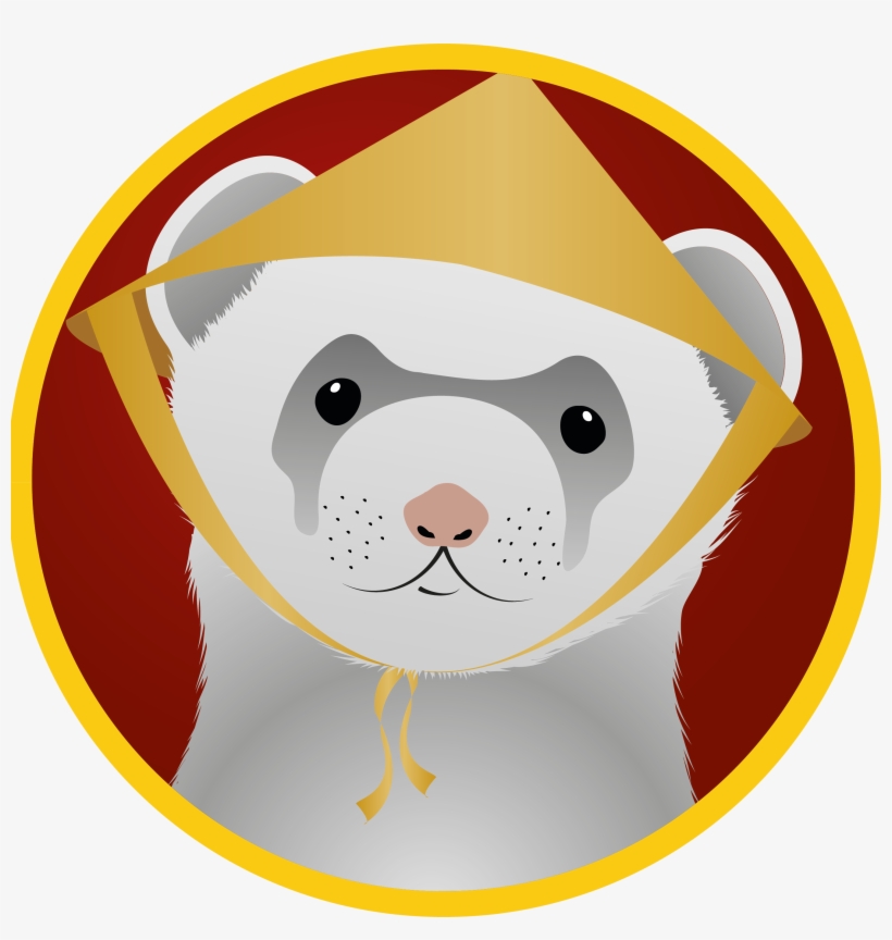 Ferret-badges 3 Vietnamese Food Ferret - Vietnamese Ferret, transparent png download