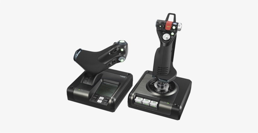 The Logitech G Saitek X52 Is A Hotas Joystick That - Logitech G X52 Pro Flight Control System, transparent png download