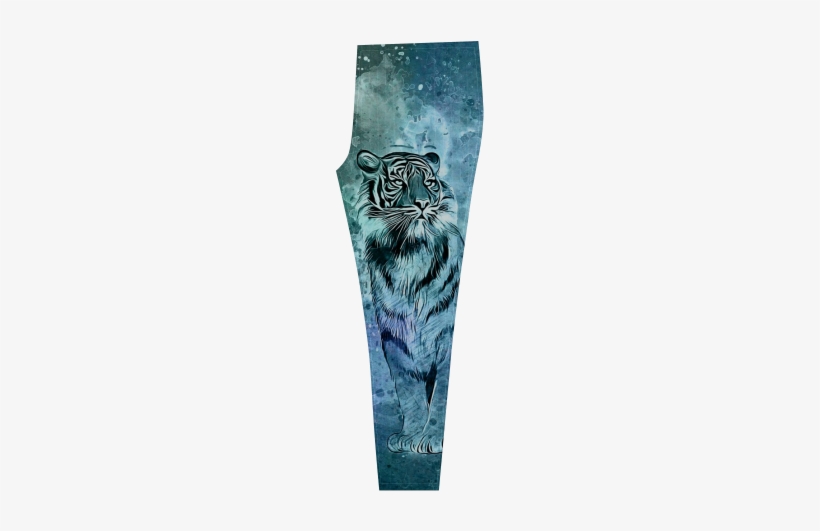 Watercolor Tiger Cassandra Women's Leggings - Coque Pour Sony Xperia E5 - Aquarelle Tigre - Ancello, transparent png download