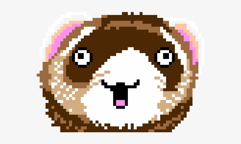 Ferret - Perler Bead Patterns Ferret, transparent png download
