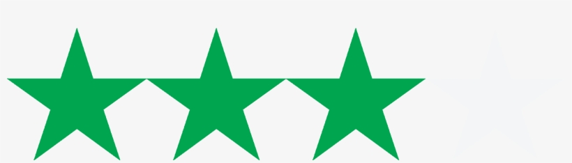 3 Stars 5 Star Rating Png Transparent Png 2061x500