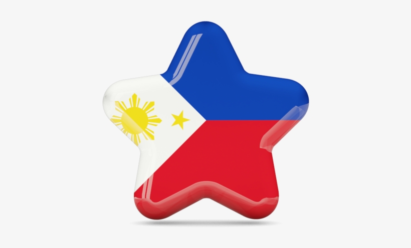 Glossy Star Flag Of Philippines - South Sudan Flag Icon, transparent png download