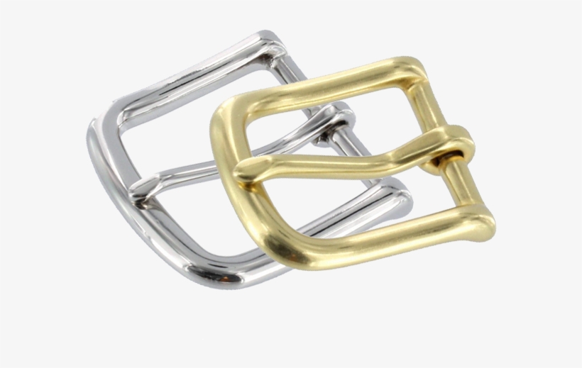 Metalized Buckles - 1035 1" Natural Brass, Heel Bar Buckle, Solid Brass-ll, transparent png download