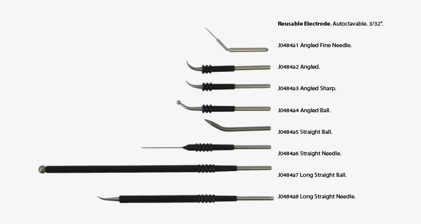 Electrode, Reusable, Straight Ball 3/32" - Rifle, transparent png download