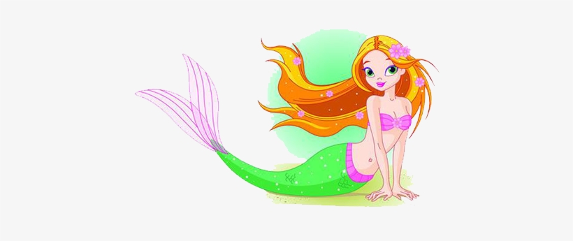 Bath Drawing Mermaid - Beautiful Mermaid Shower Curtain, transparent png download