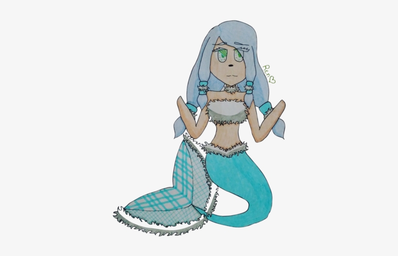 Ice Mermaid - Cartoon, transparent png download