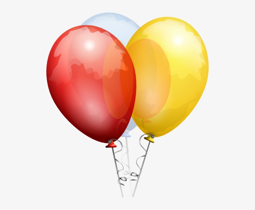 Birthday Balloons Svg Clip Arts 522 X 594 Px, transparent png download