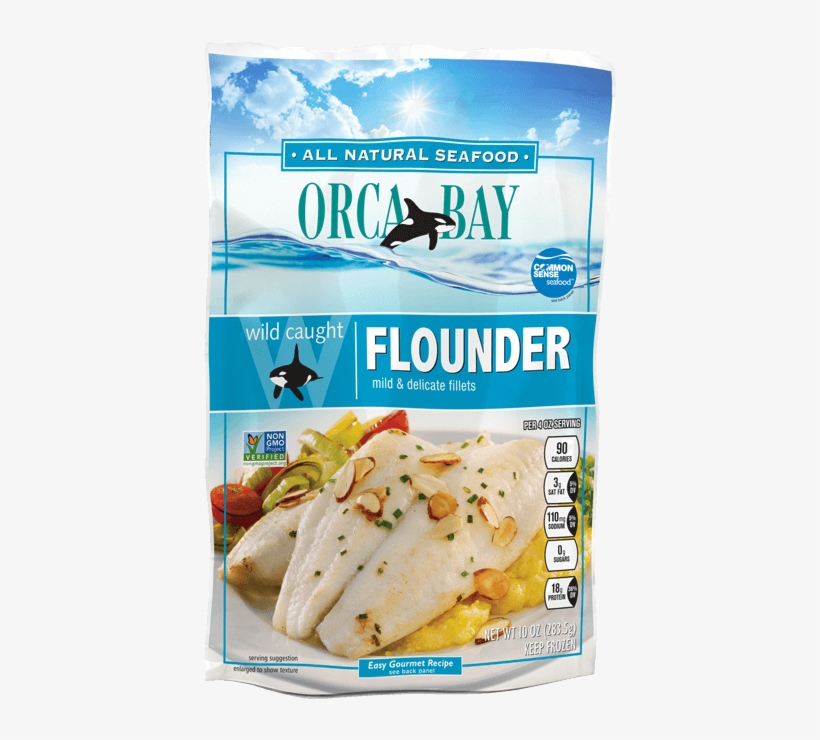 Ingredients - Orca Bay Seafoods Flounder, Wild Caught, Fillets -, transparent png download