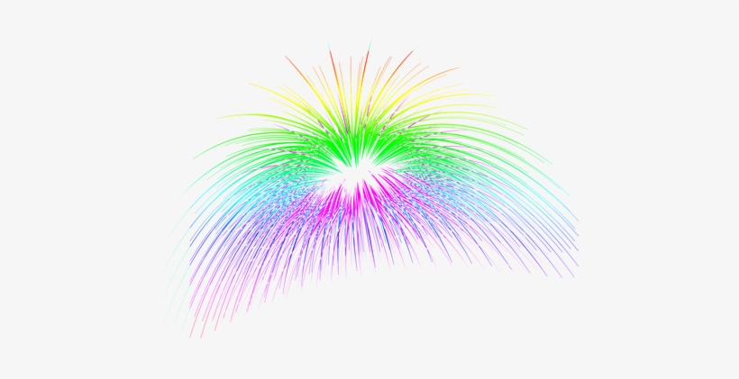 Estrellas Fuegos Artificiales Celebración - Fuegos Artificiales Colores Png, transparent png download