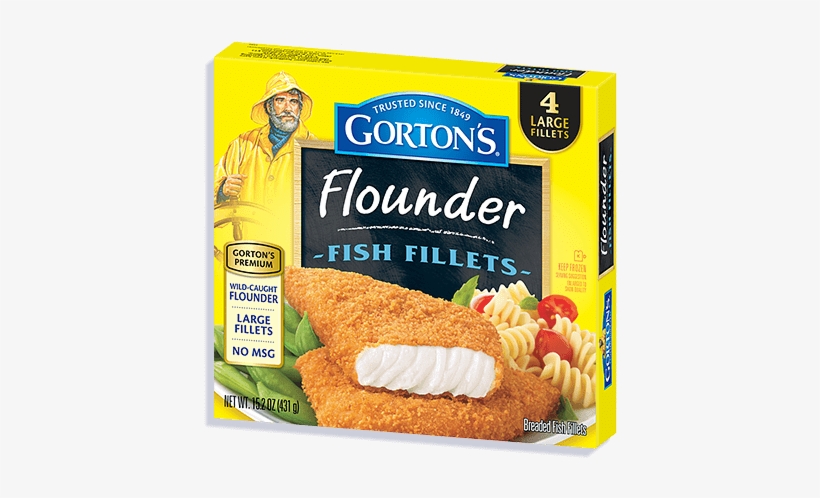 Premium Flounder Fillets - Gorton's Fish Fillets, transparent png download