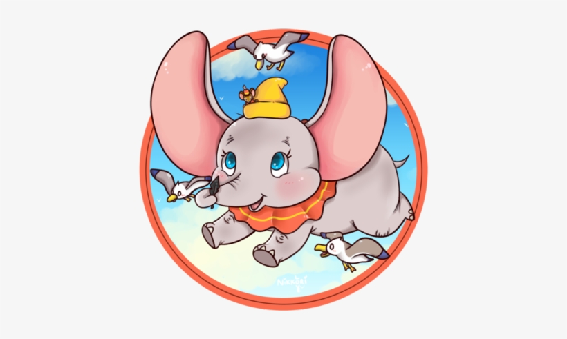 I Drew Dumbo With The Seagulls From Wind Waker - Drawing, transparent png download