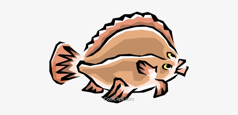 Flounder Fish Royalty Free Vector Clip Art Illustration - Joe Pesci, transparent png download