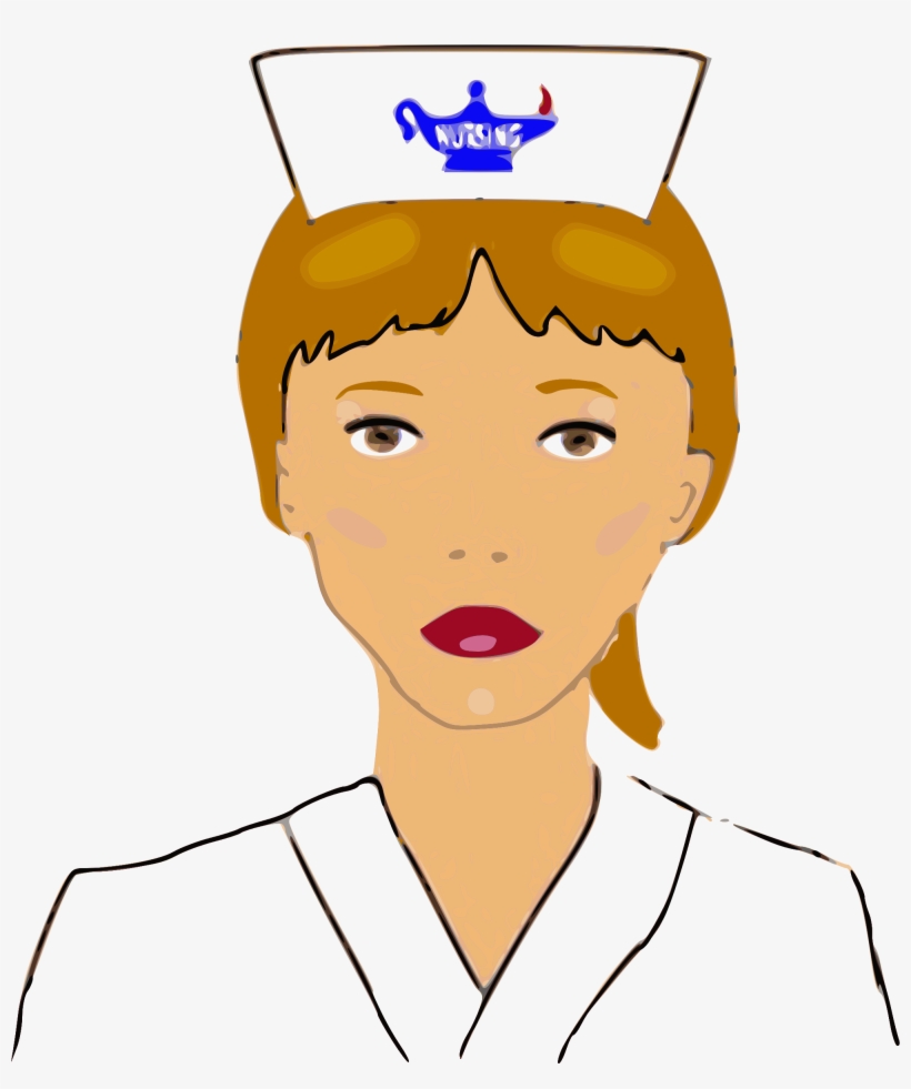 Nurse Cap Clip Art - Nurse Cartoon Transparent Background, transparent png download